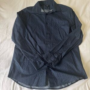 Slim Solid Cotton Stretch 1MX Dress Shirt